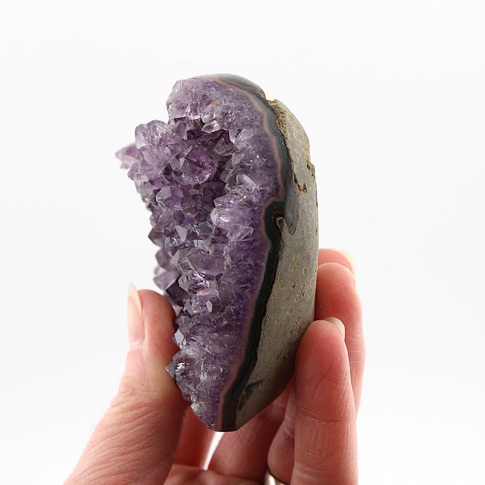 Amethyst Cluster Heart Carving - Image 3