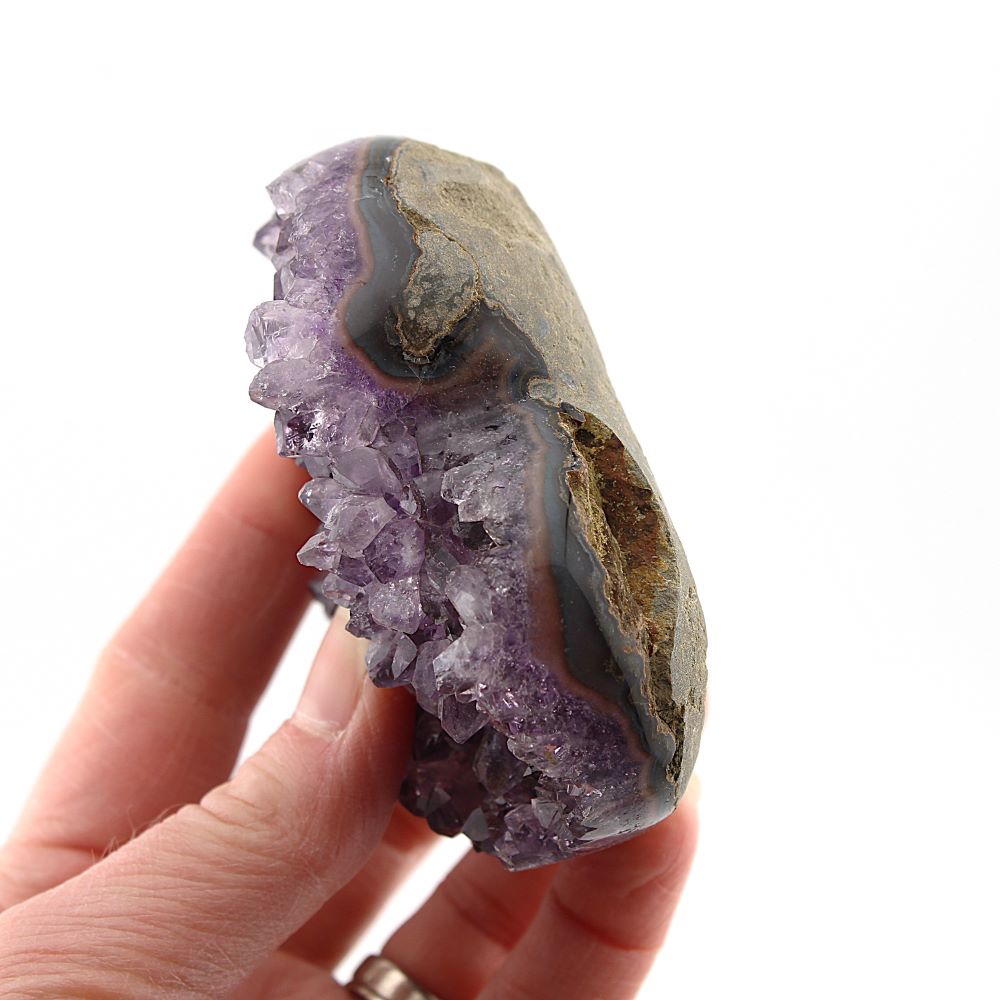 Amethyst Cluster Heart Carving - Image 4
