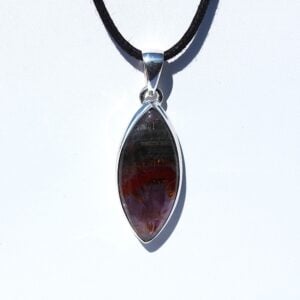 Amethyst with Cacoxenite Pendant