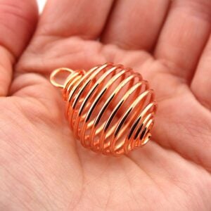 Copper Color Cage Pendant Bulk Bag (24 pieces)