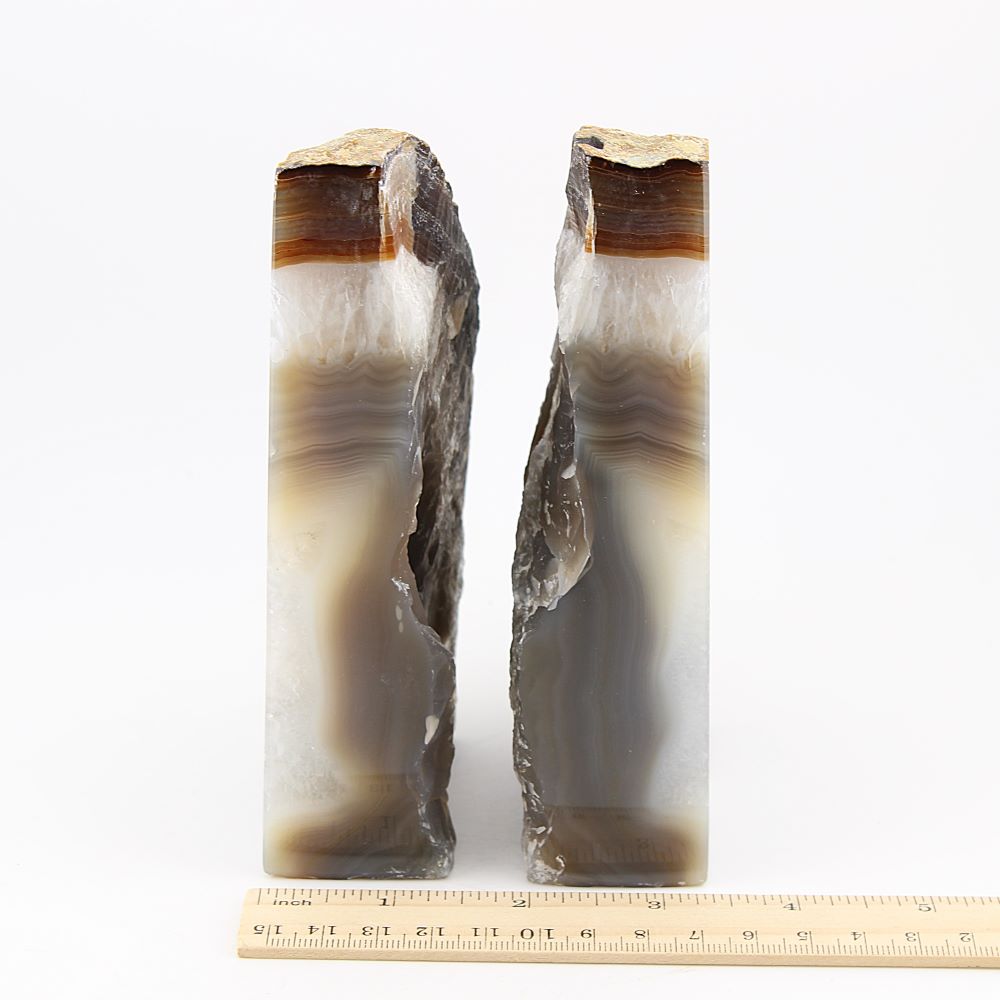 Agate & Quartz Bookends - Image 3