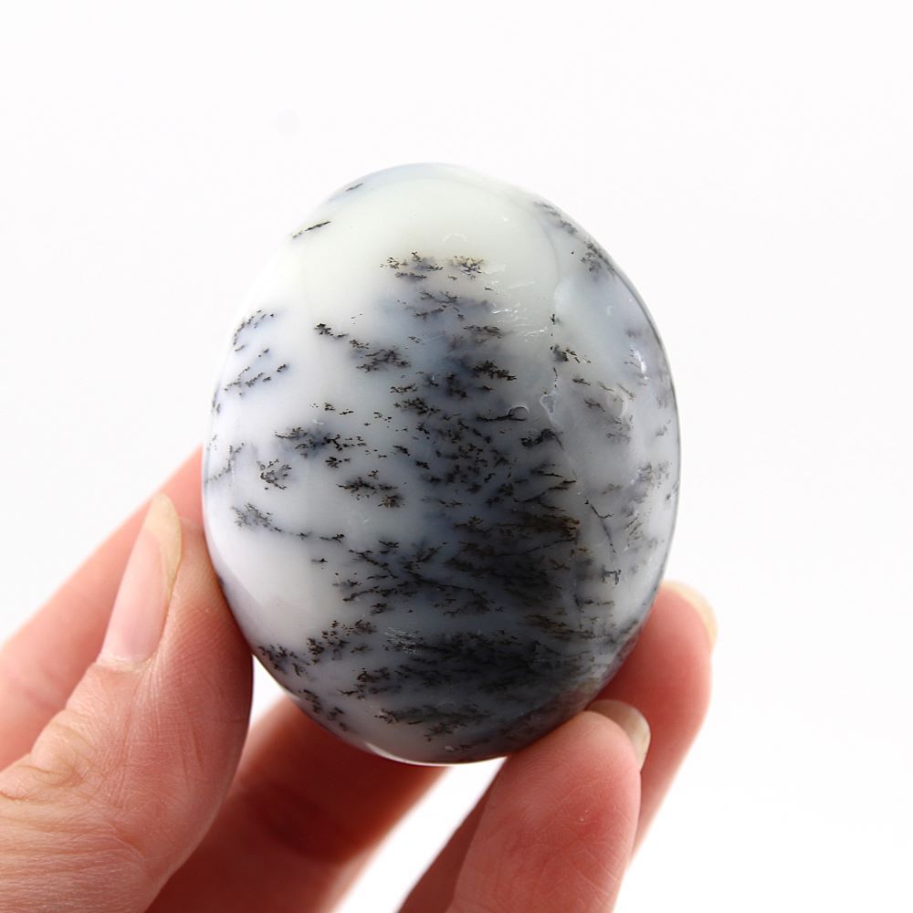 Dendritic Opal Palm Stone - Image 4