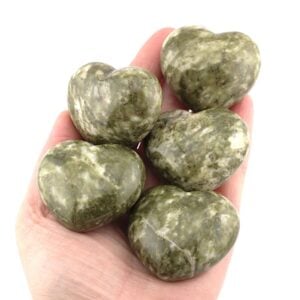 Epidote & Quartz Heart